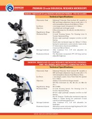 RADICON-TRINOCULAR CO-AXIAL RESEARCH MICROSCOPE PREMIUM RTM-404(CLASSIC RBM 405 PRIME 