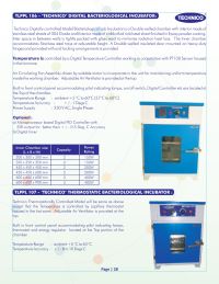 Bacteriological incubator 