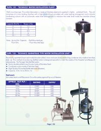 water distillation wall mount type 