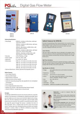 Digital gass flow meter 