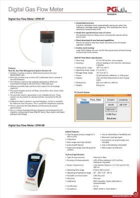 digital gas flow meter DMF 007