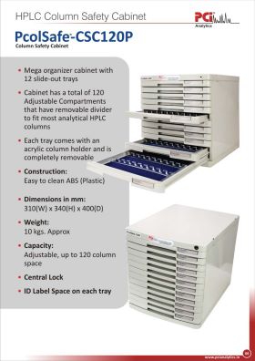 HPLC column safety cabinet 