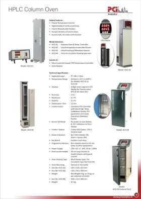 HPLC column oven 