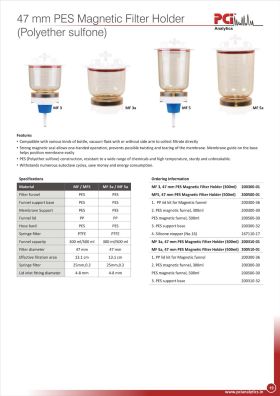 47MM PES MAGNETIC FILTER HOLDER FROM PCI  