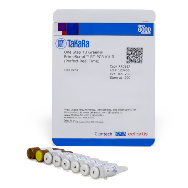 RR086A; Takara One Step TB Green® PrimeScript™ RT-PCR Kit II (Perfect Real Time)