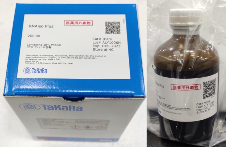 9109; Takara RNAiso Plus (Total RNA extraction reagent)