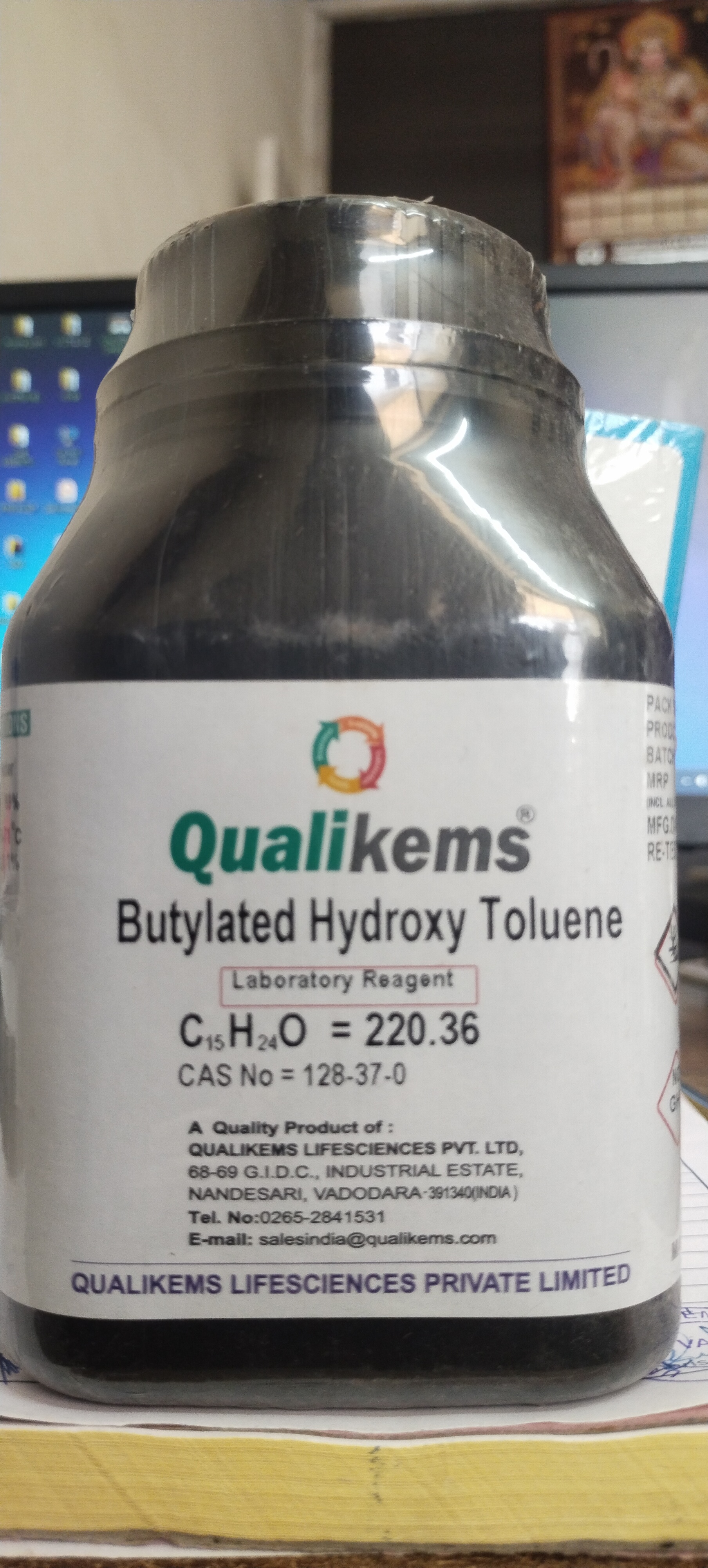 Butylated Hydroxy Toluene LR