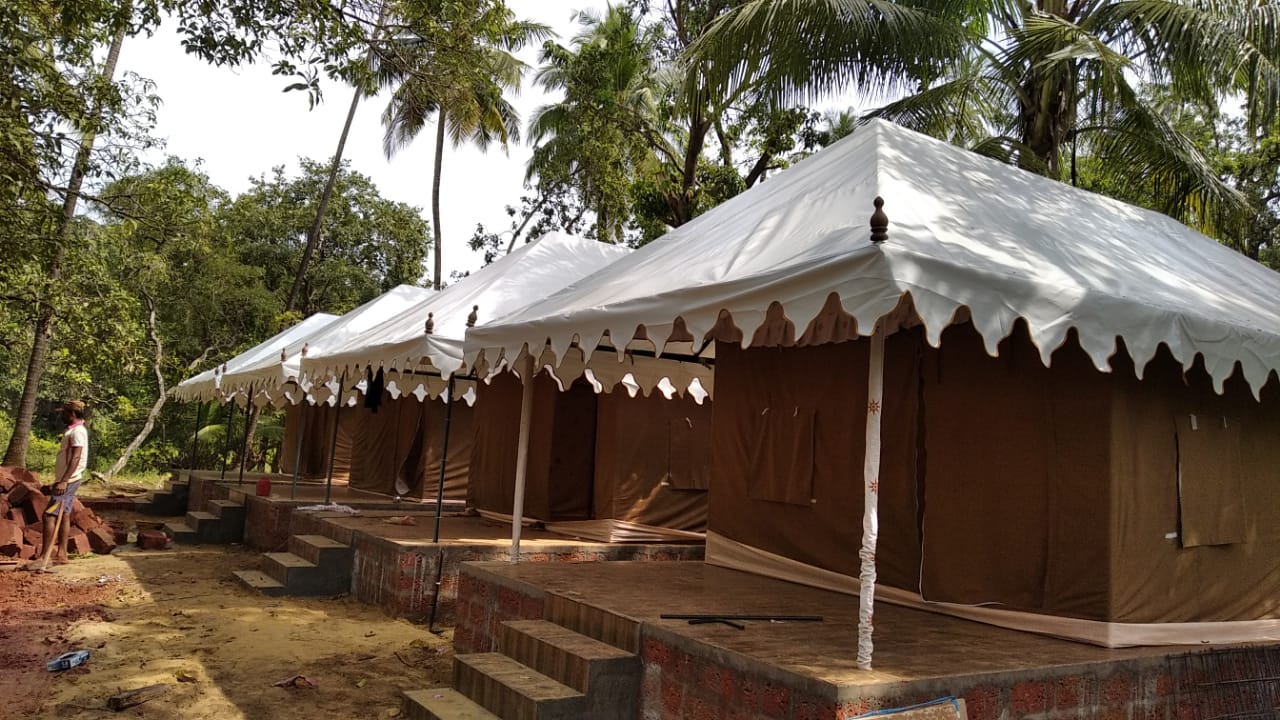 Swiss cottage tent