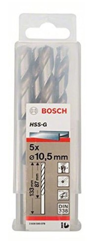 Bosch Professional Twist Drill 10.5 mm HSS-G 135