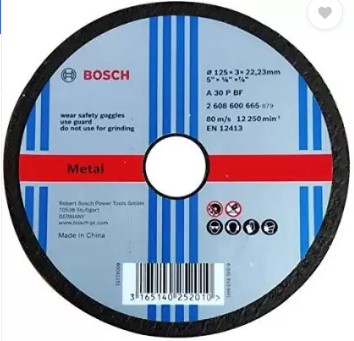 Bosch 5 Inch Cutting Wheel - 2608600665