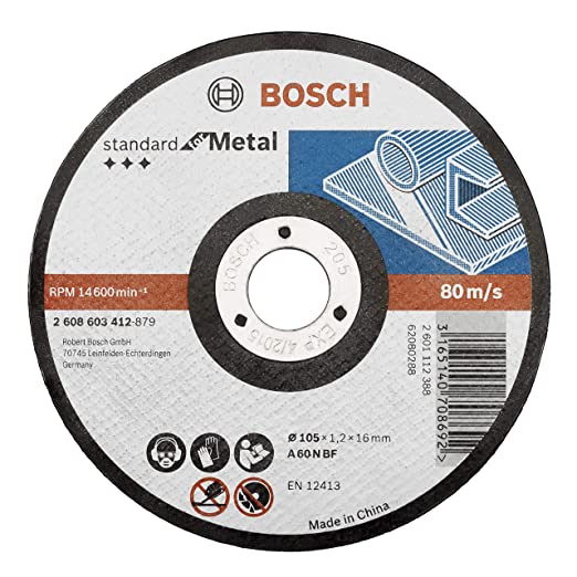 Bosch 4  Inch Cutting Wheel-2608600664 Pack of 10