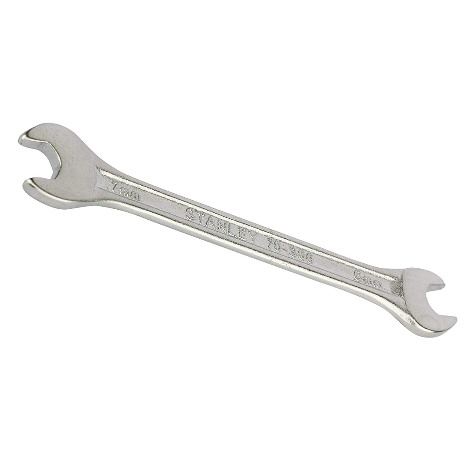 Stanley-70-366E-Double Ended Open Jaw CRV Spanner 6X7MM