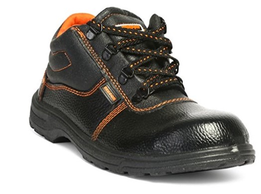 Hillson Beston PVC Single Density Safety Shoe For Men Size-9 UK/India