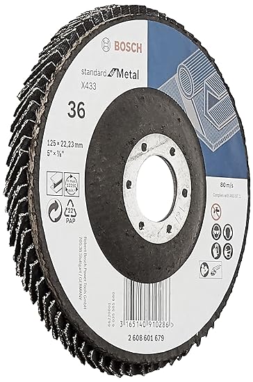 Bosch 125mm Alox Flap Disc 36G