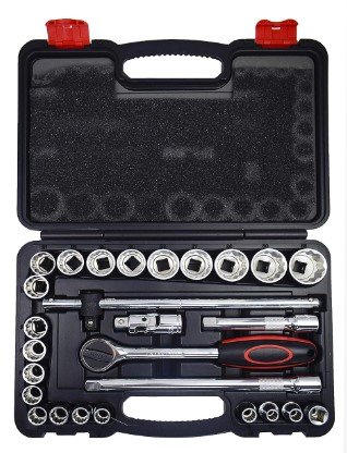 Ajay 1/2 Drive Socket Sets AJ-DSS/27-Plastic/BH-AJS14H 