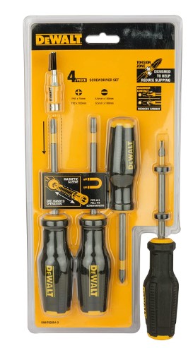 DEWALT-DWHT62054-0-4 PC SCREWDRIVER SET