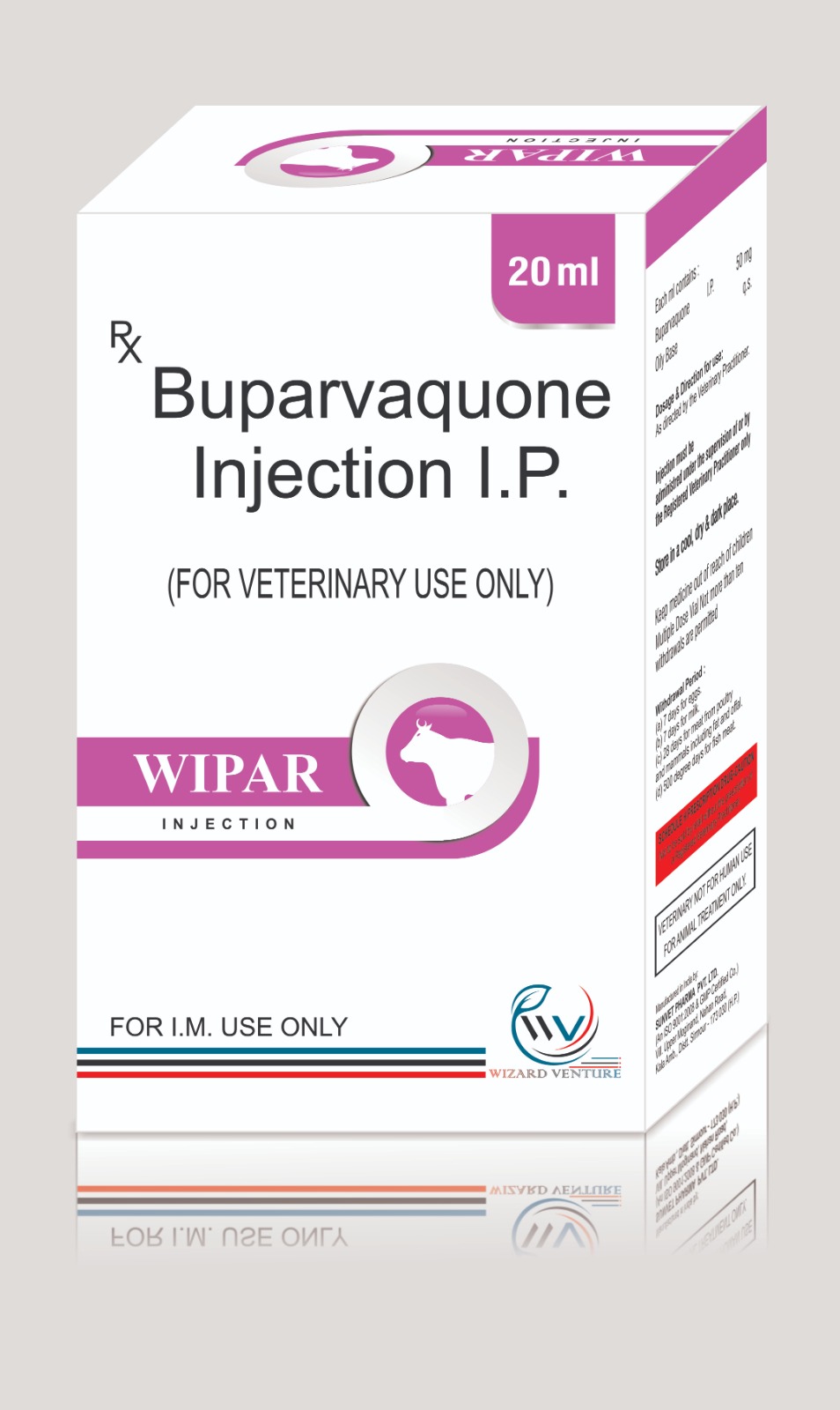 Buparvaquone Injection for Veterinary use only