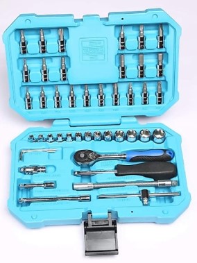 Taparia 1/4sq Socket Set of 46pcs 
