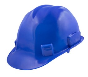 Midas Valpro Commander Plus Helmet Hdpe Non-Vented Helmet - Sweat Band Ratchet Assembled Harness  Blue IS 2925 1984 Pack of 10