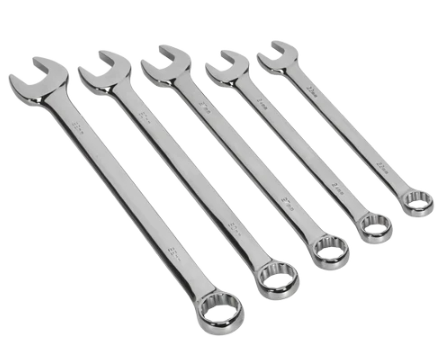 Ozar Combination Ring And Open End Spanners Set Of 12 Pcs(6--14,17,19,22MM)