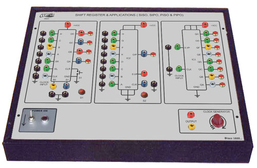 Shift Register and Applications Trainer