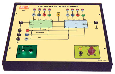 8 Bit Binary UP / DOWN Counter Trainer