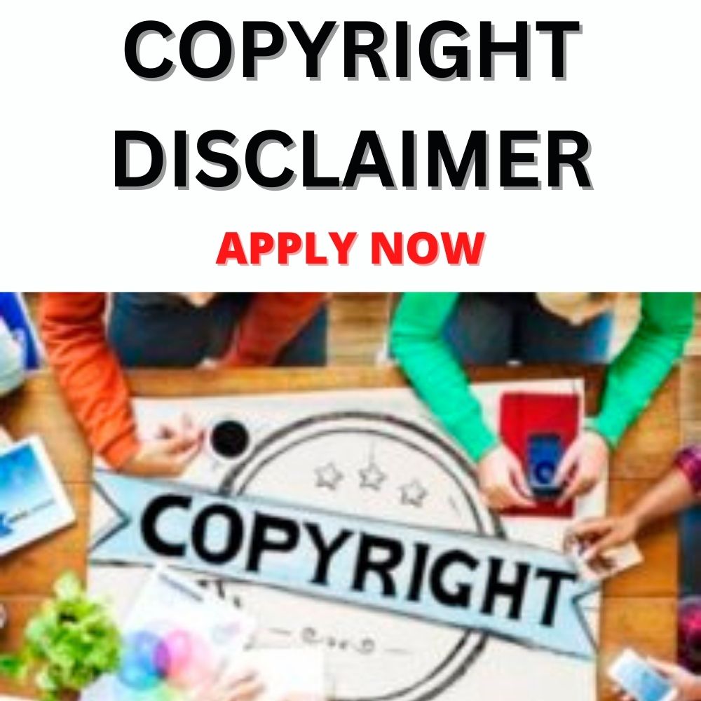 Copyright Disclaimer Service