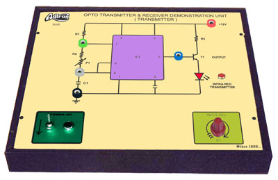 Opto : Transmitter & Receiver Trainer unit       