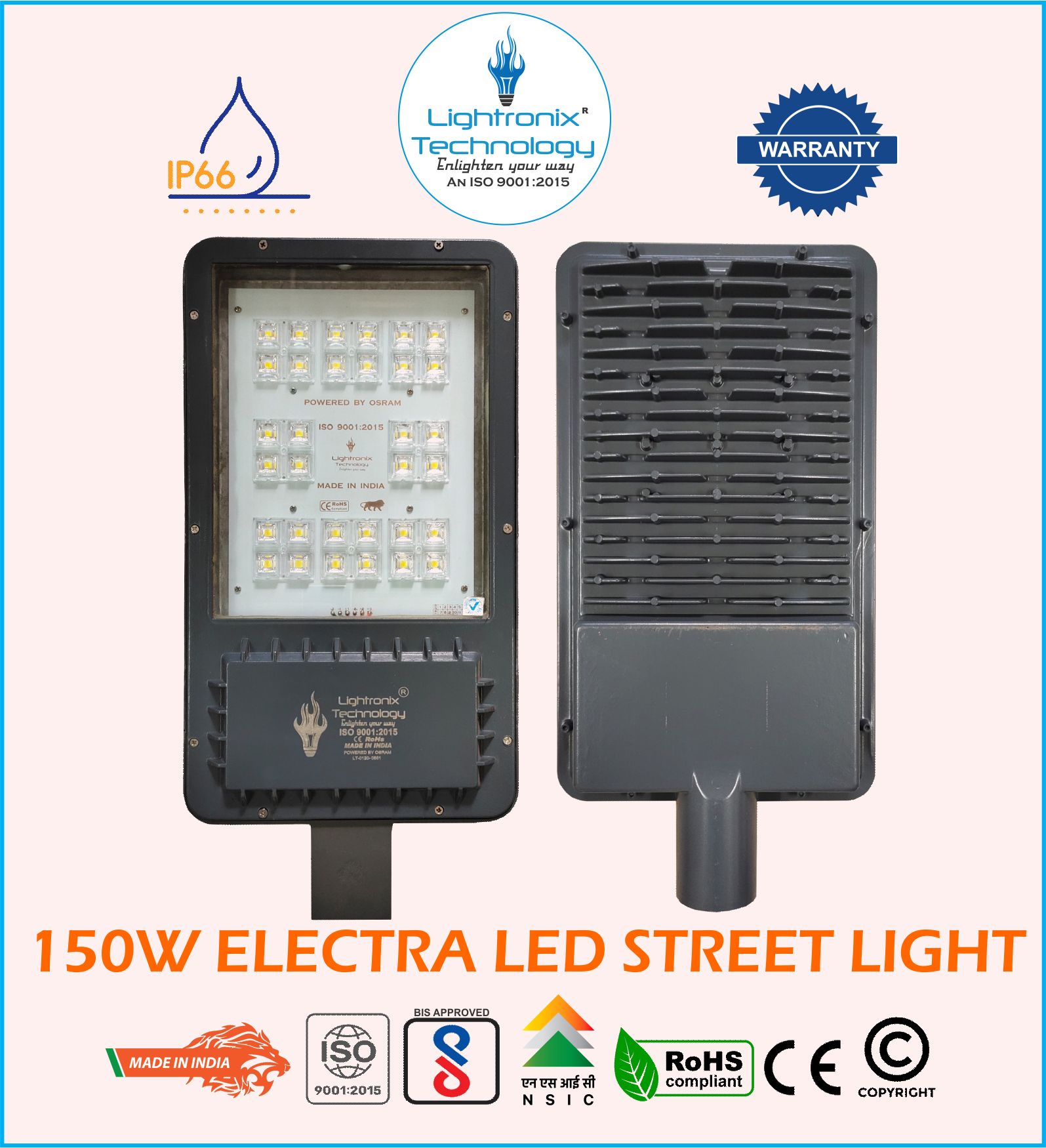 150W LED STREET LIGHT-ELECTRA MODEL