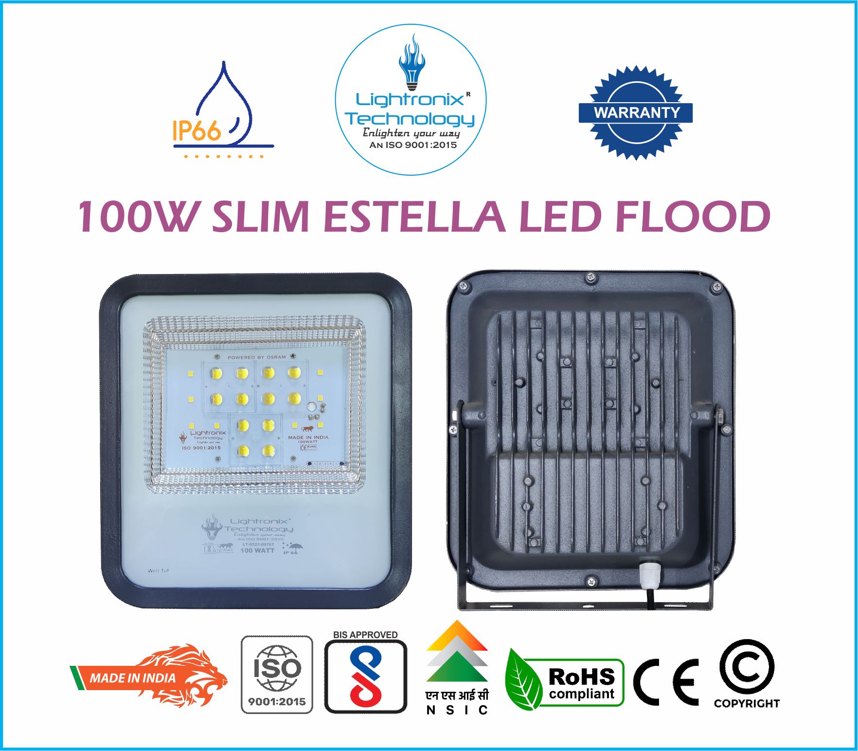 100W SLIM ESTELLA LED FLOOD LIGHT