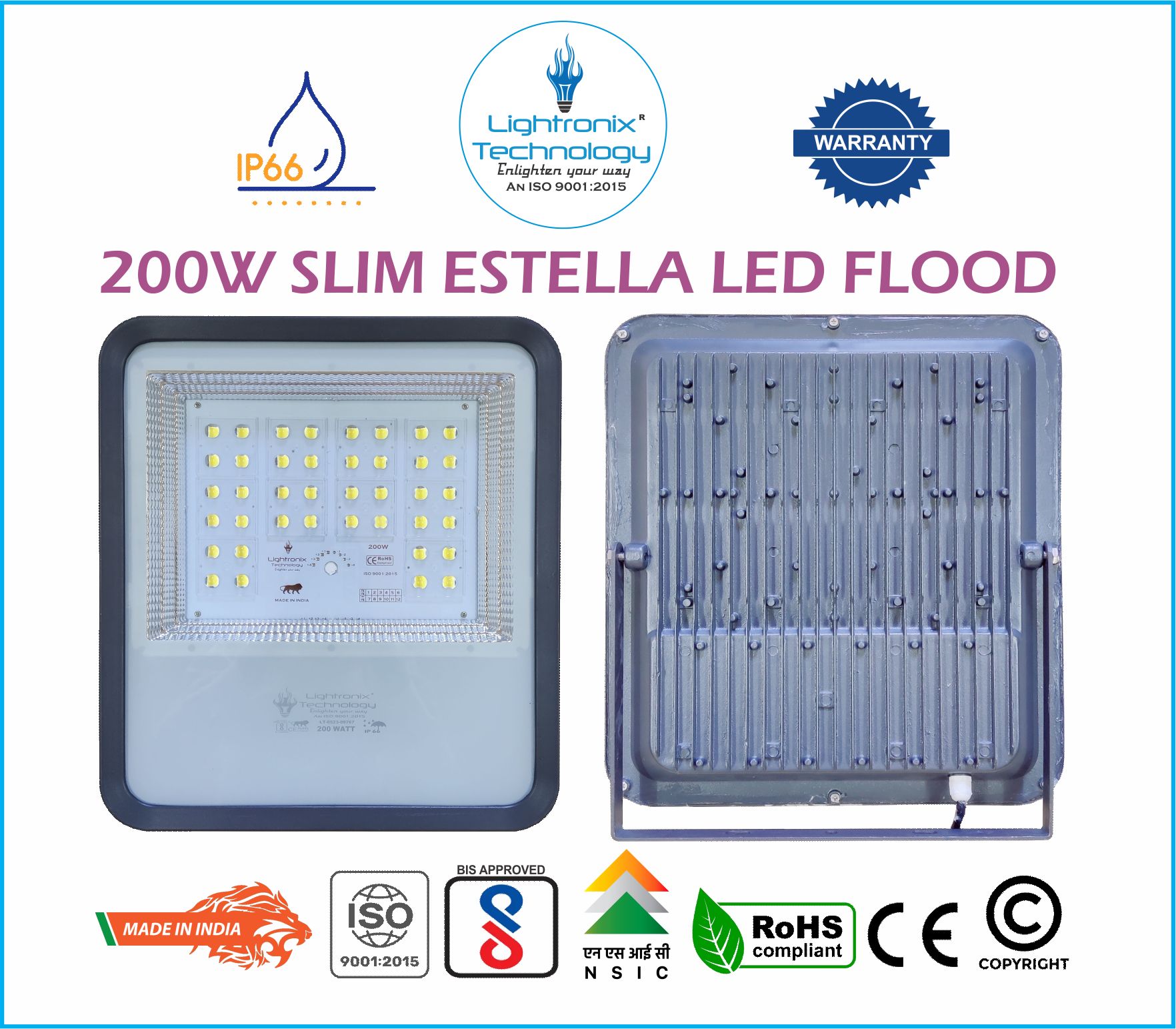 200W SLIM ESTELLA LED FLOOD LIGHT