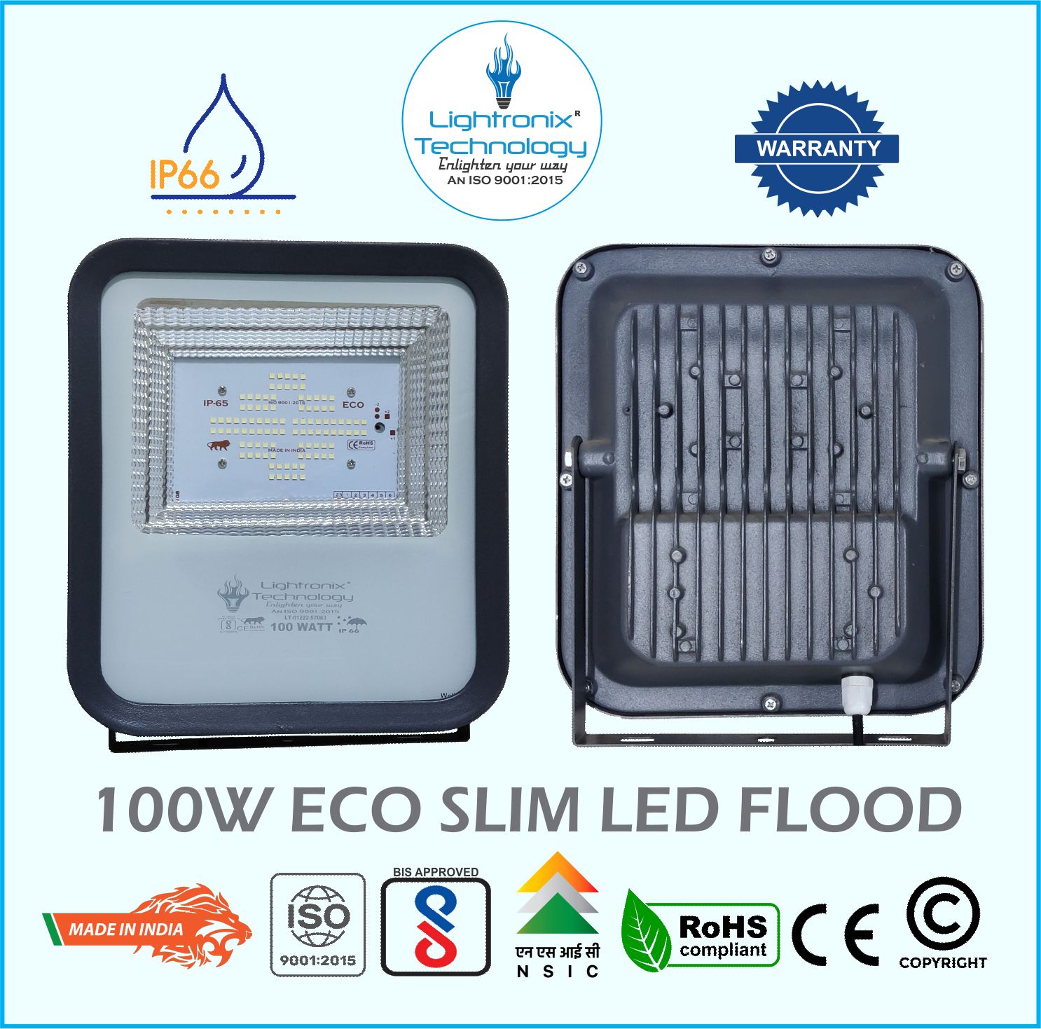 100W ECOSLIM LED FLOOD LIGHT