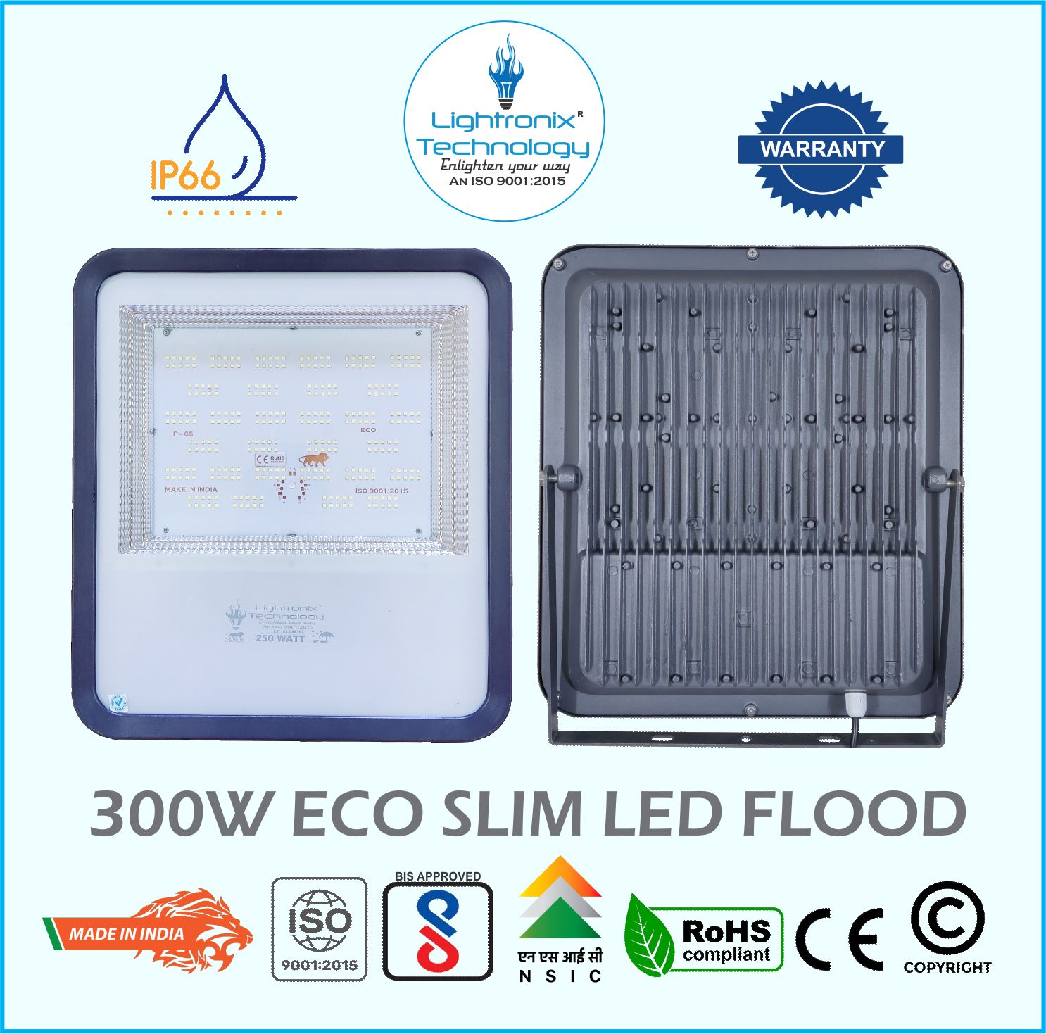 300W ECOSLIM LED FLOOD LIGHT