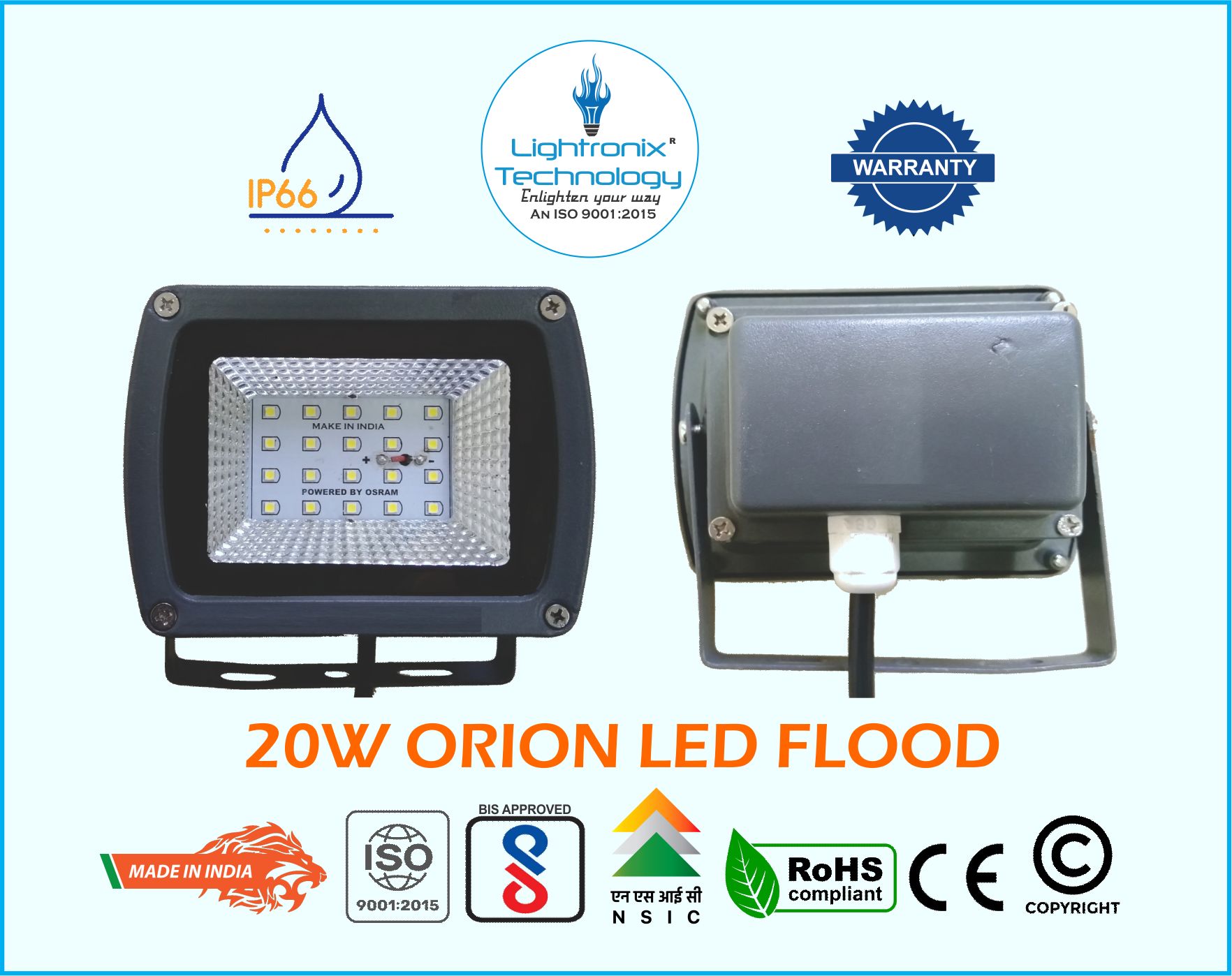 20W ORION LED FLOOD LIGHT