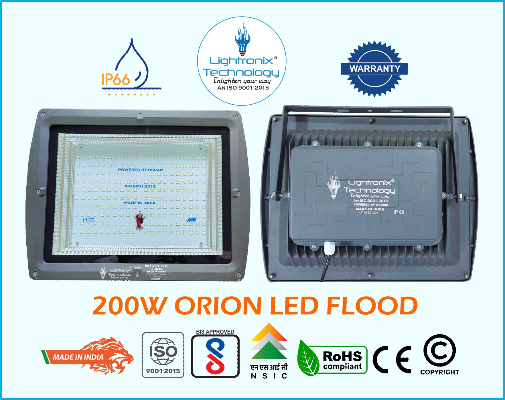 200W ORION LED FLOOD LIGHT