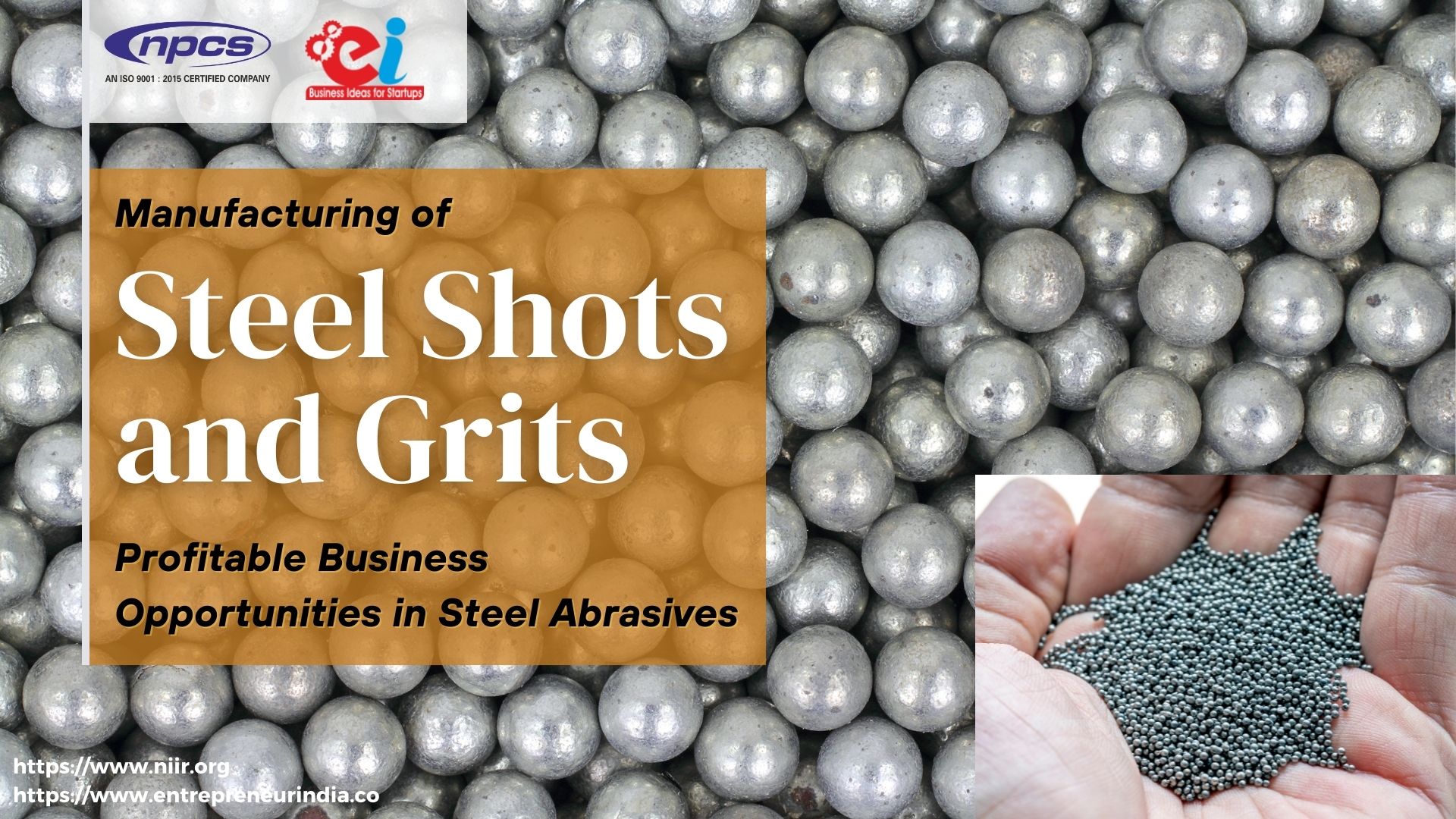 Project Report on Steel Shots & Grits (Steel Abrasives) Manufacturing Business