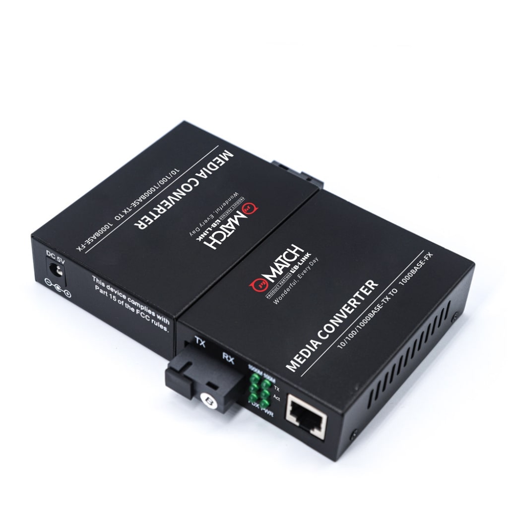 Gigabit Media Converter- 10/100/1000 | Match LB-Link