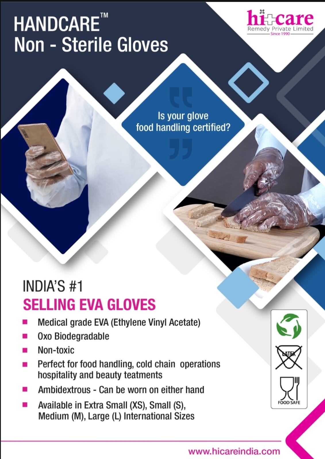 HANDCARE® NON STERILE GLOVES