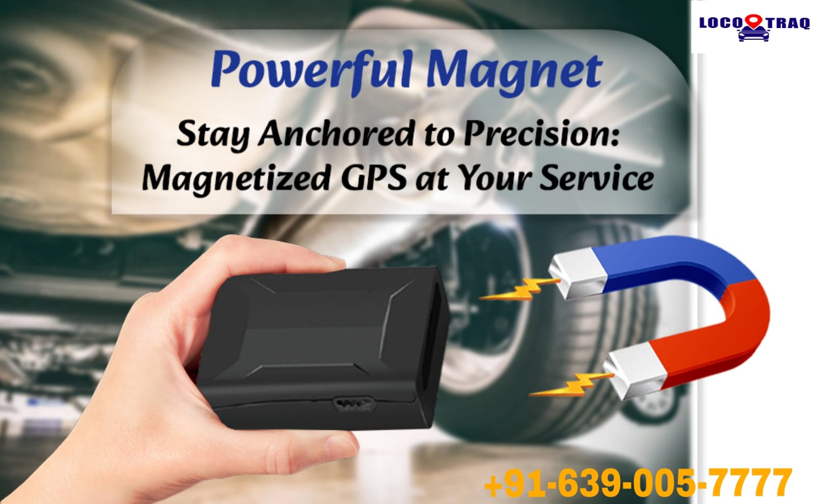 Magnetic GPS Tracking Device