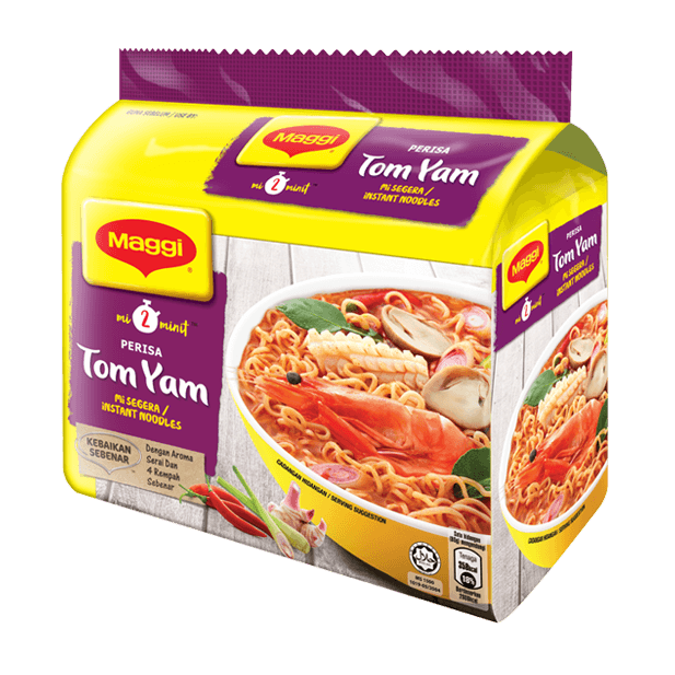 MAGGI 2 Minit TOM YAM Flavor Noodles 400g (Imported)