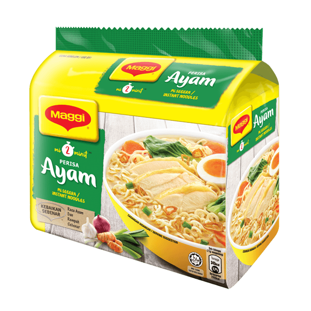 MAGGI 2 Minit AYAM Chicken Flavor Noodles 385g (Imported)