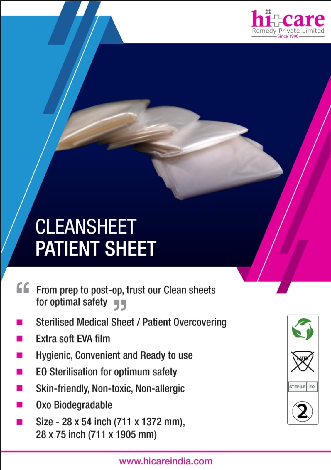 CLEANSHEET PATIENT SHEET