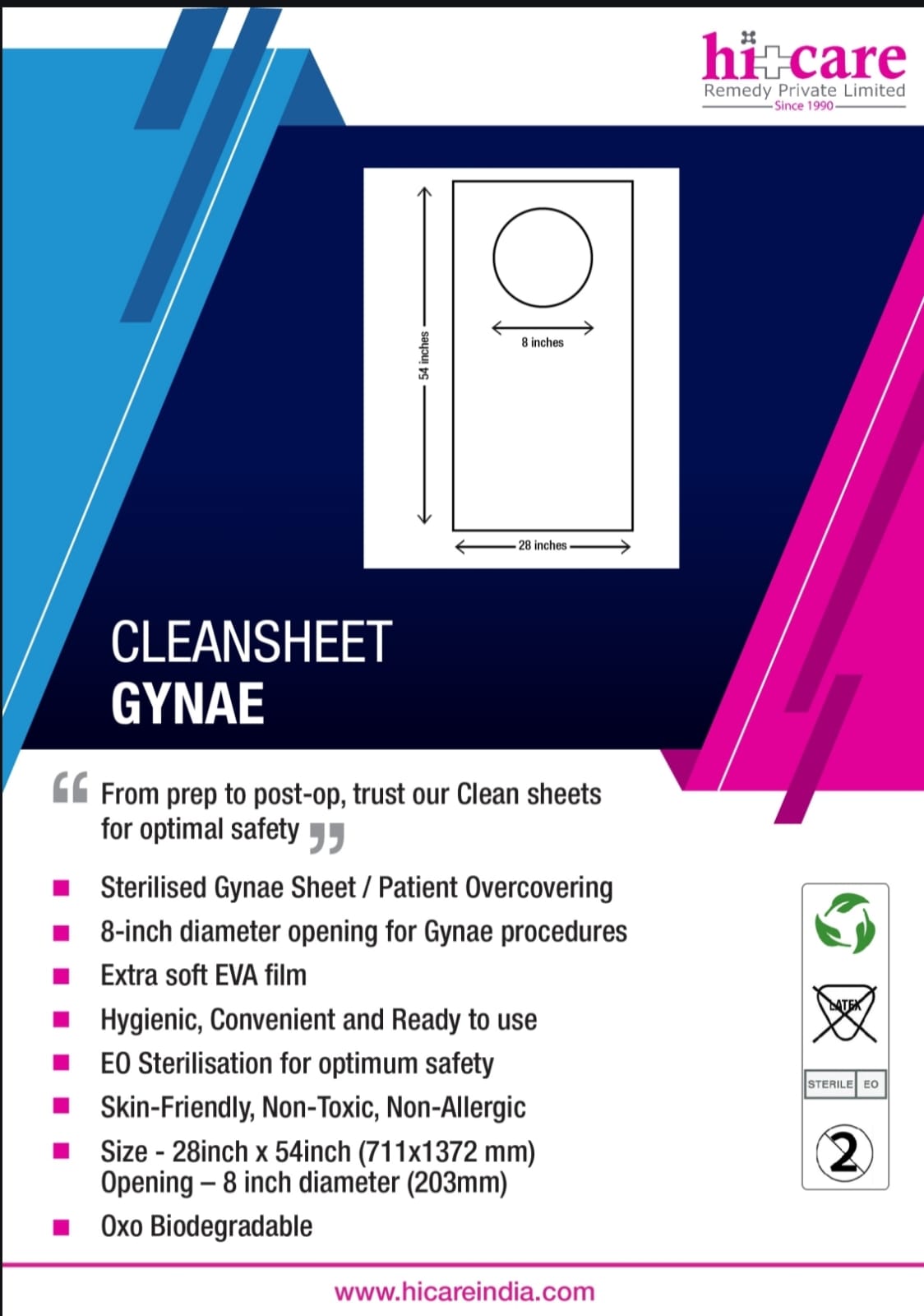 CLEANSHEET GYNAE