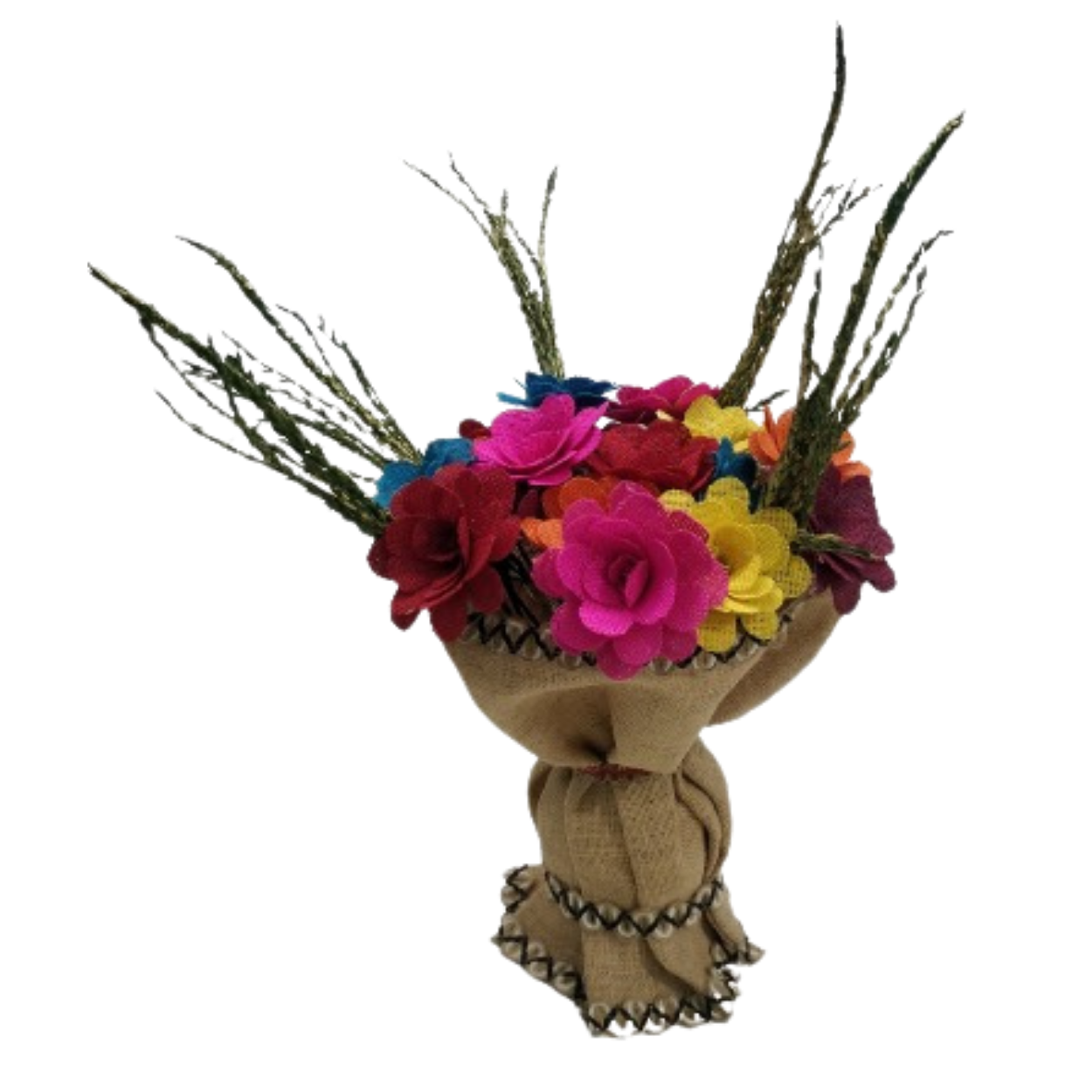 Jute Flowers Everlasting FH Stand Bouquet