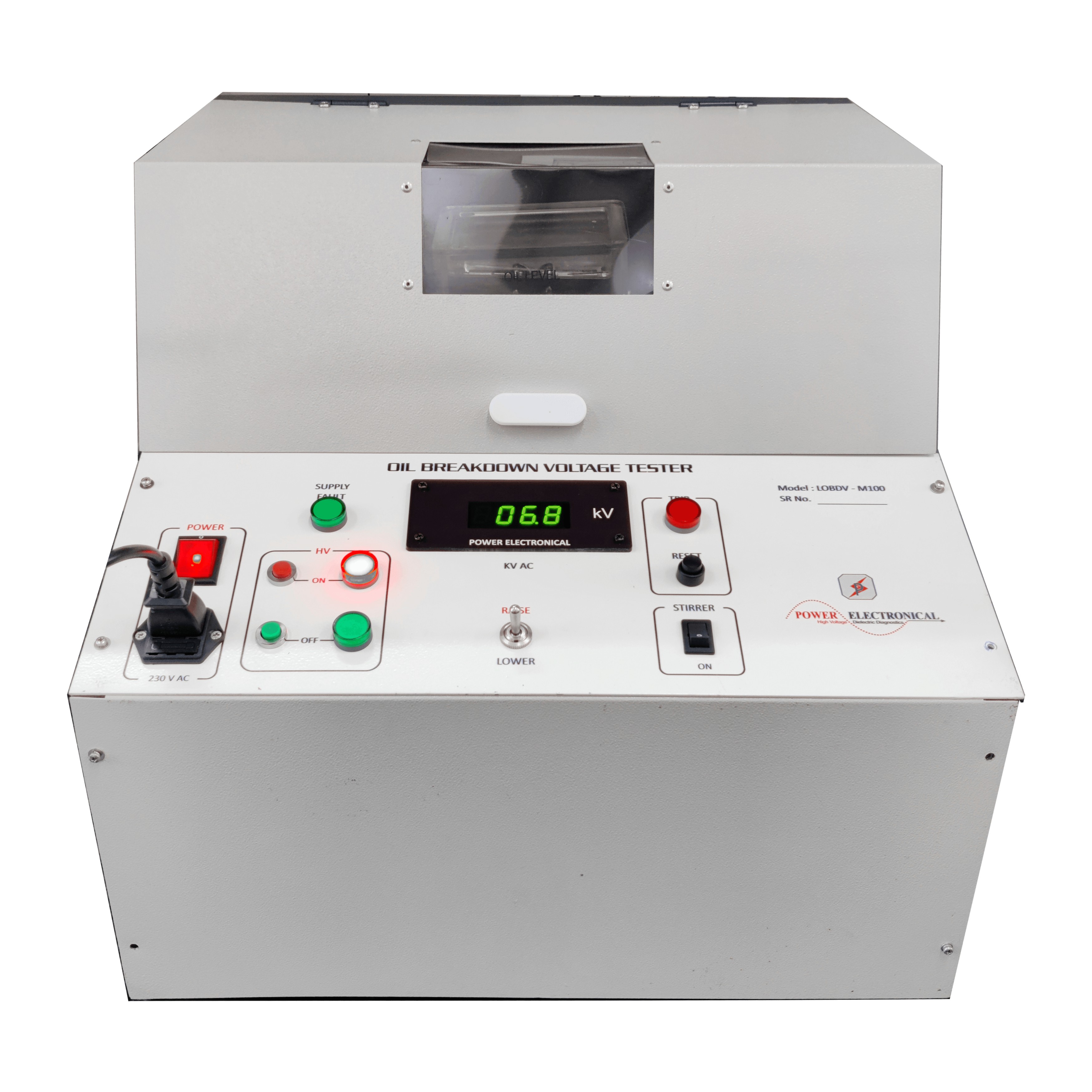 Motorized Oil Breakdown Voltage Tester