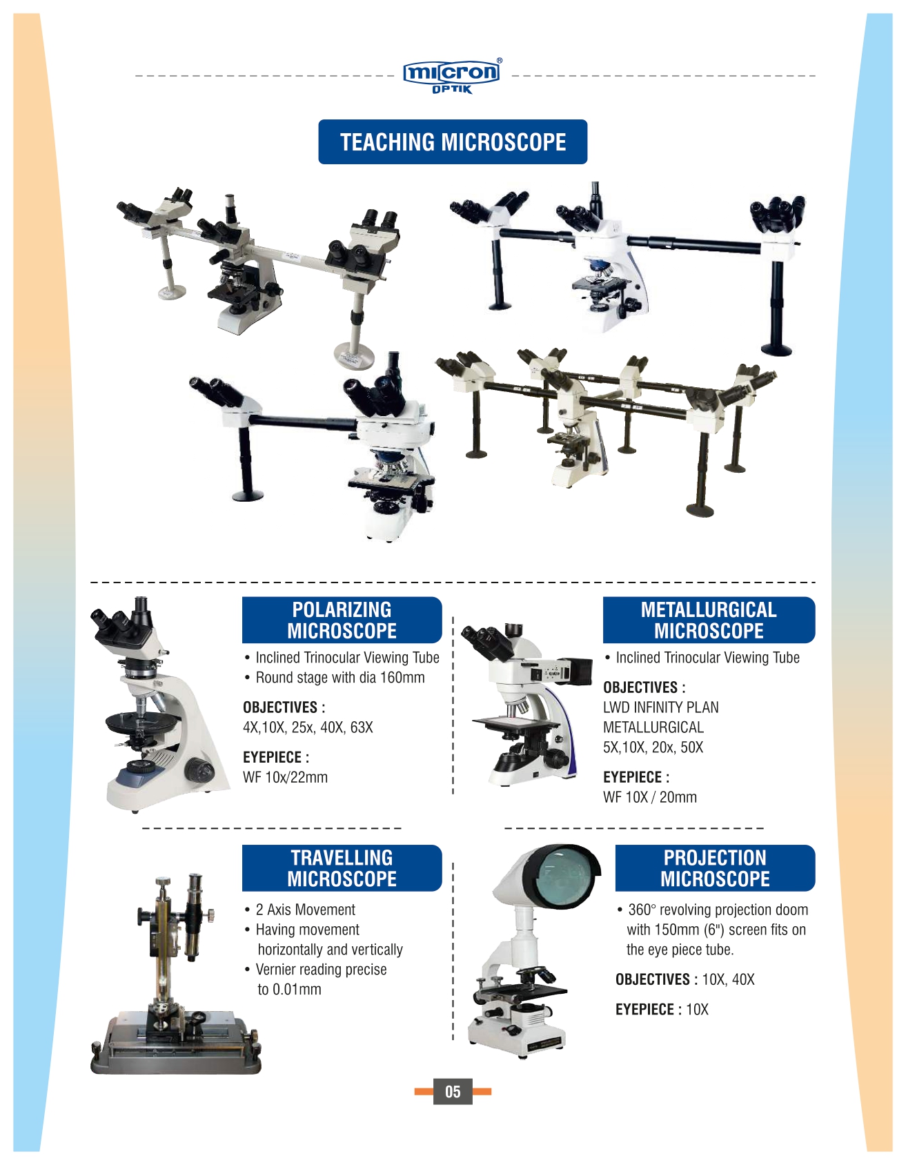 TEACHING AND TRAVELLING MICROSCOPE 