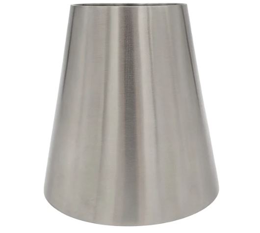 50.8 X 38.1 MM CONCENTRIC REDUCER, WELDED, POLISH-ID MIRROR,OD MATTE 