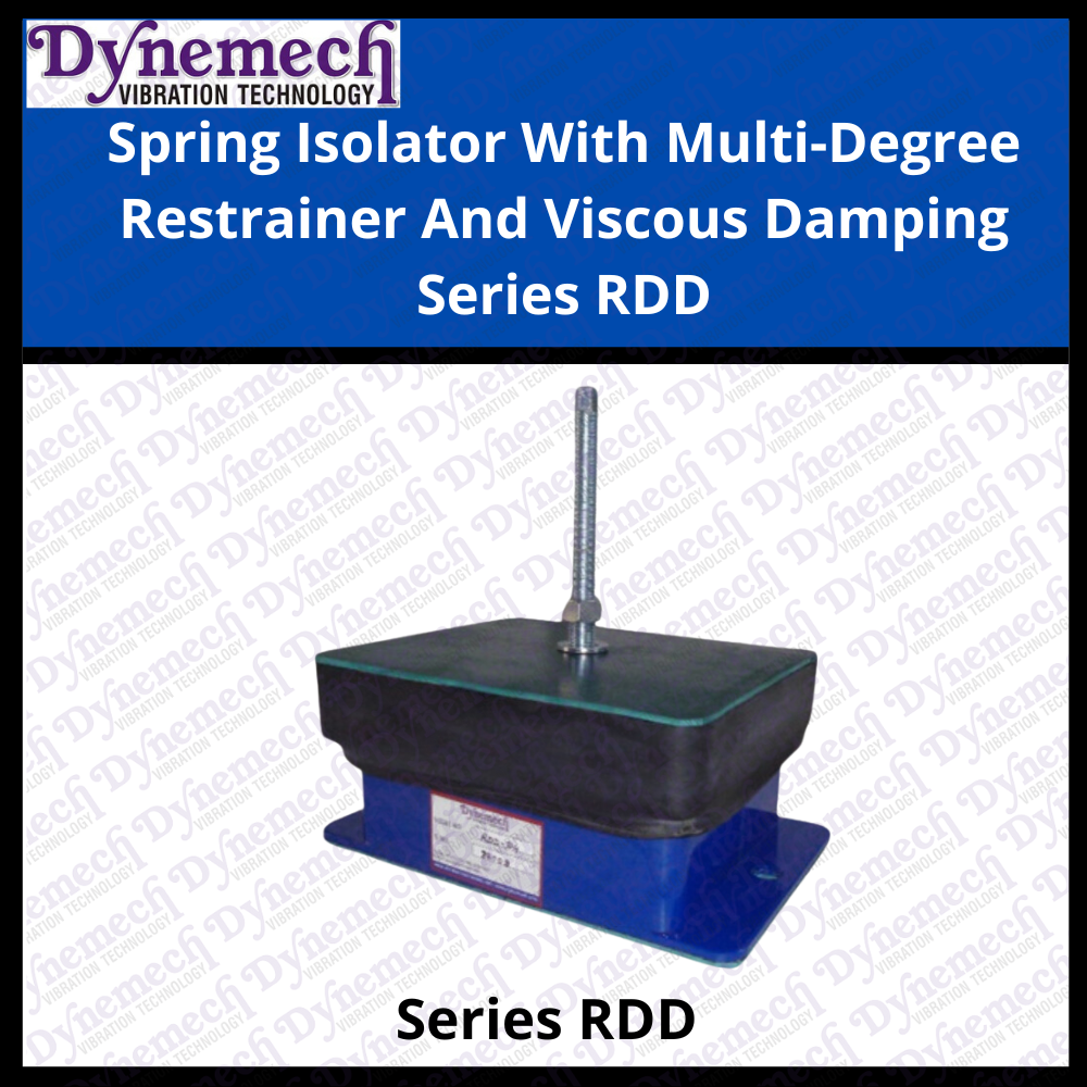 Vibration Control Spring Isolators With Integrated Snubber Systems, Series:RDD