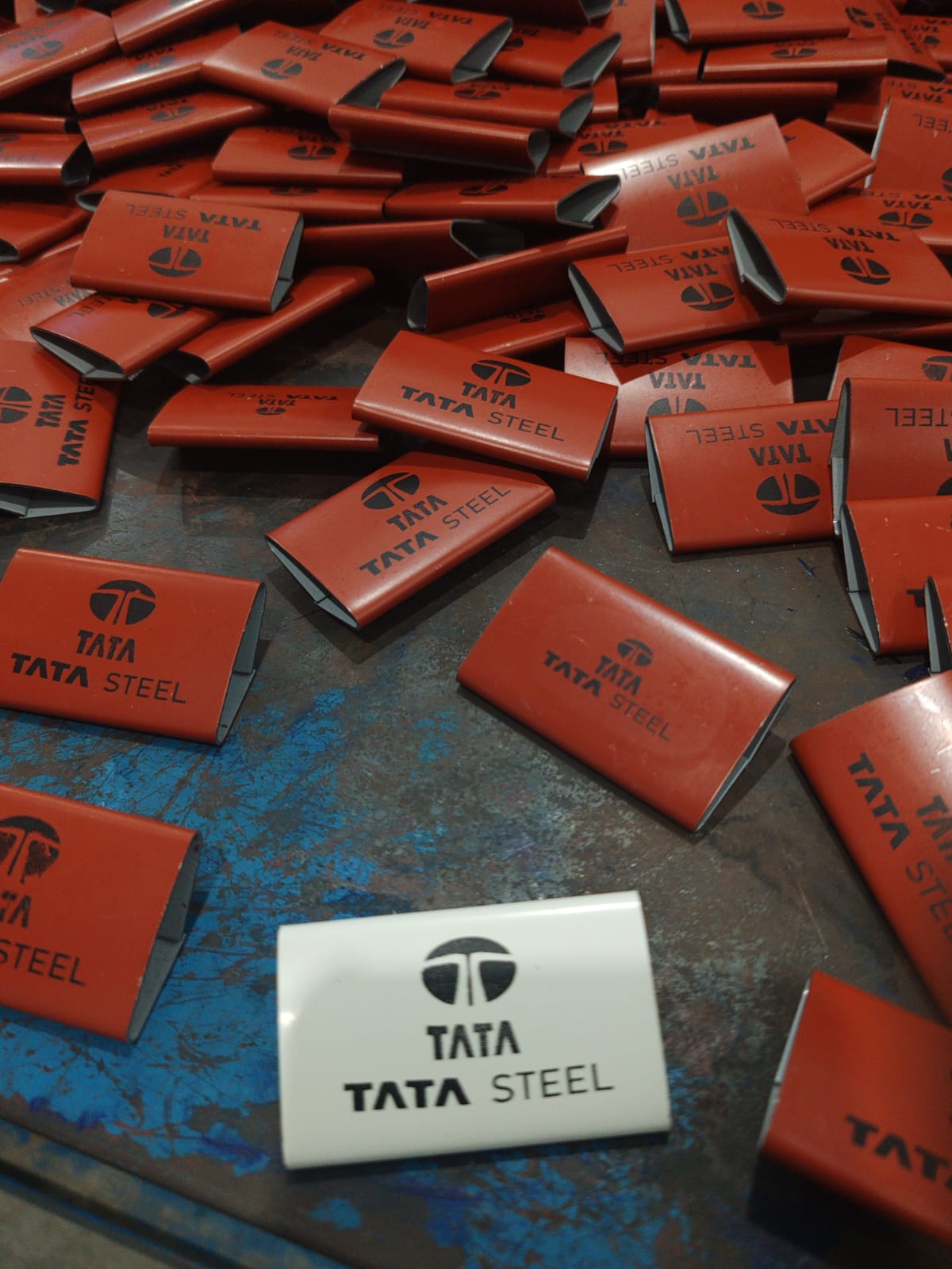 STEEL STRAPPING SEAL WITH LOGO (114P-32MM-LOGO)
