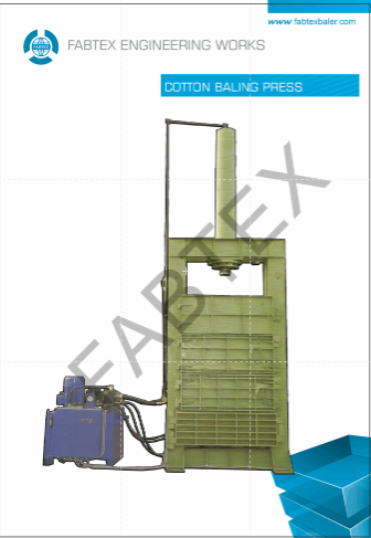 Cotton Waste Baling Press